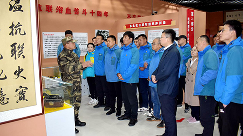 公司北景區(qū)運營黨支部“奮斗百年路 啟航新征程--學黨史、悟思想、辦實事、開新局”寒蔥嶺密營遺址愛國主義教育實地考察主題黨日活動